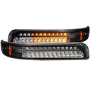 Cv Silverado 99-02 L.e.d P/signal Lights Black