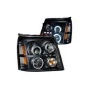 Cd Escalade 02/esv Projector H.l Halo Black(ccfl)