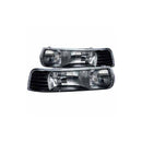 Cv Silverado 99-02 Black H.l