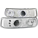Cv Silverado 99-02 Projector H.l Halo Chrome Led