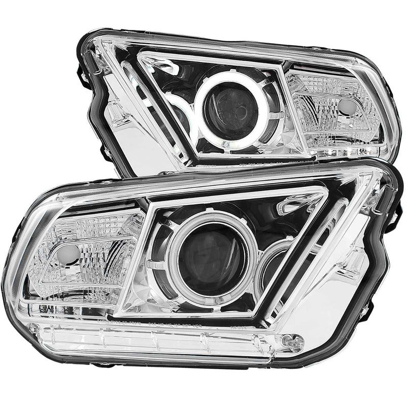 Ford Mustang 10-12 Projector H.l Halo Chrome Clear (ccfl)