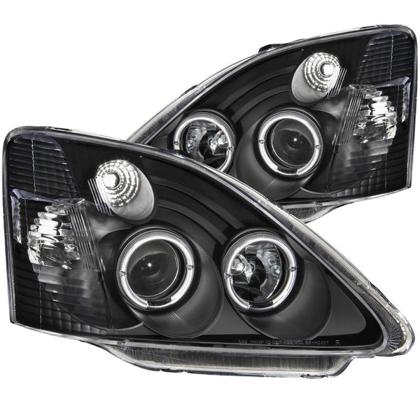 Hd Civic 02-04 3 Dr Projector H.l Halo Black