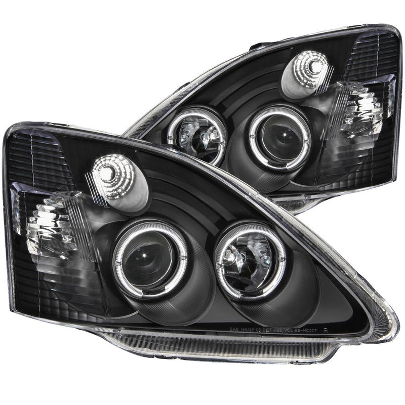 Hd Civic 02-04 3 Dr Projector H.l Halo Black