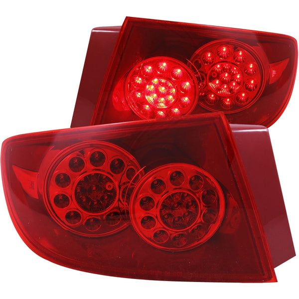 Mz 3 04-06 4dr L.e.d T.l All Red Outer 2 Pcs