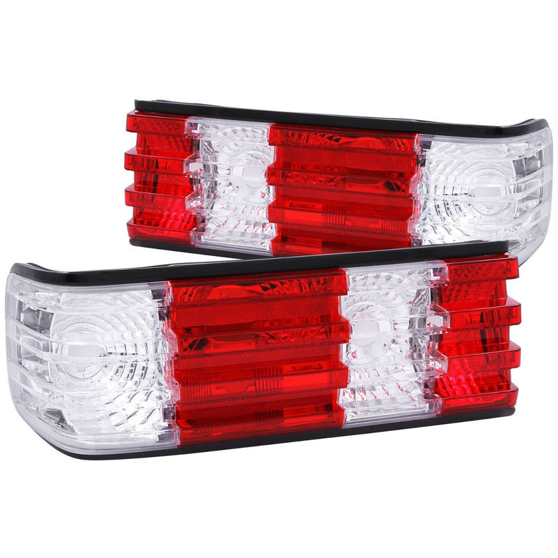 Mbz S Class W126 86-91 T.l Red/clear Lens