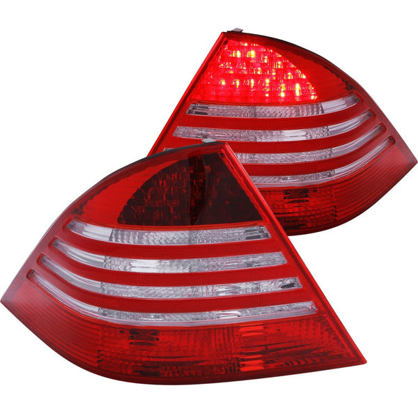Mbz S Class W220 00-05 L.e.d T.l Red/clear