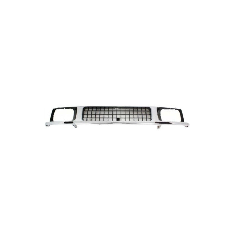 Iz Pickup 88-92 Parrilla Chrome, Black, Plastic