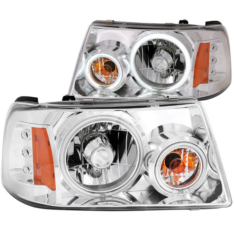 Fd Ranger 01-09 H.l Halo 1 Pc Chrome(ccfl)