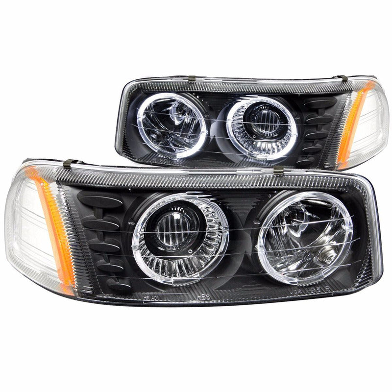 Faros Negros Projector Led Sierra/yukon 99-06