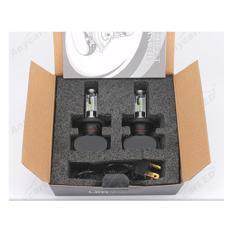 Bulbo Led 6500k 9005 9006 H11 H13 H1 H7 9007 9004 H4