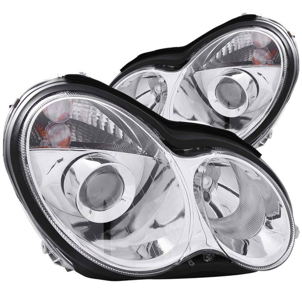 Mbz C Class W203 00-03 Projector H.l Chrome