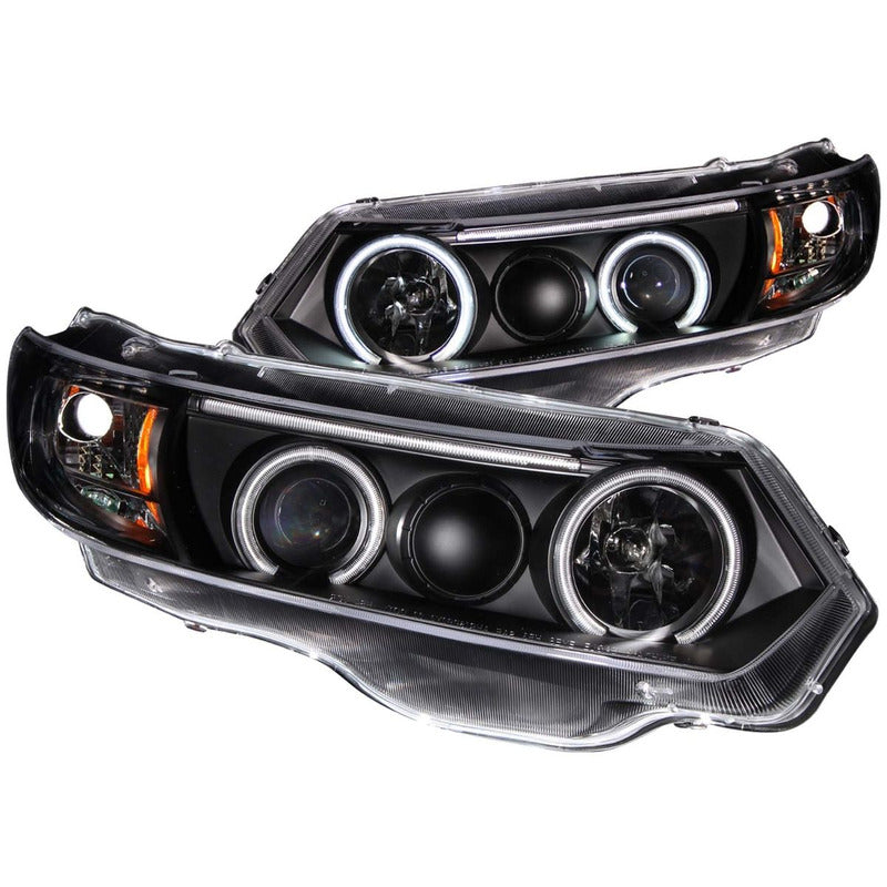 Hd Civic 06-up 2 Dr Projector H.l Halo Black(ccfl)