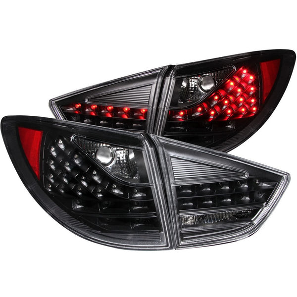 Hyundai Tucson 10-11 L.e.d T.l Black 4 Pcs