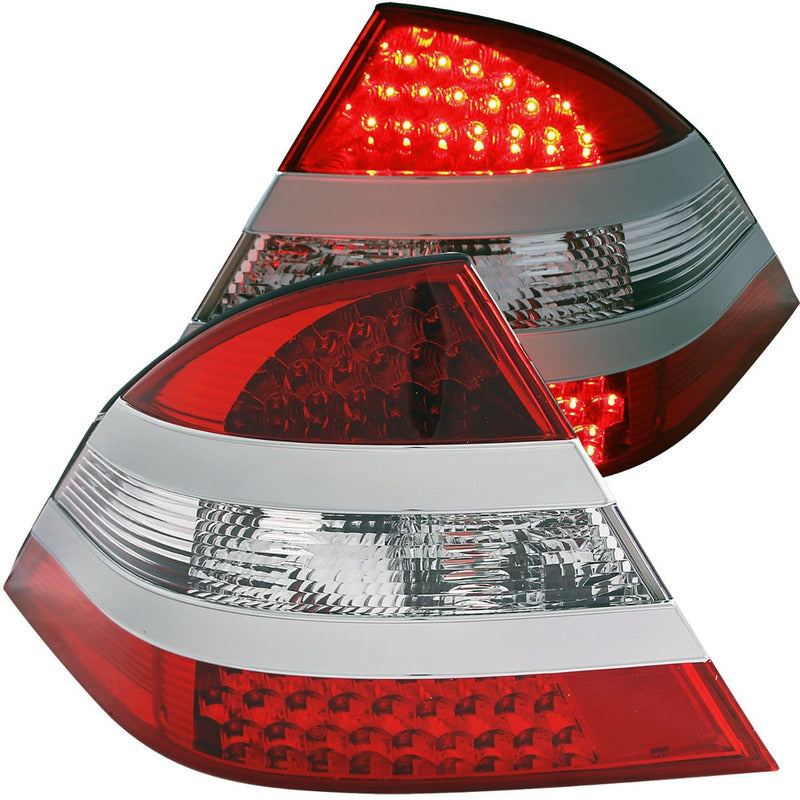 Mbz S Class W220 00-05 Led Tl Red/clear(mid-silver)