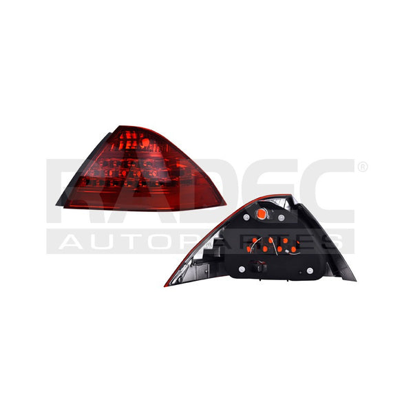 Calavera Hd Accord 06-07 4 Puertas Rojo C/leds Lado Derecho