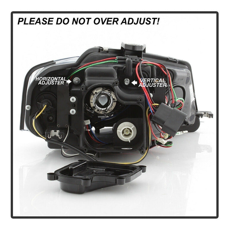 Audi A3 2009-2012 Faros De Projector Negros