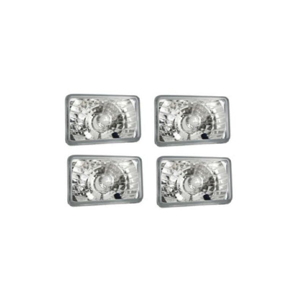 1977-1992 Chevy Gmc C1500 Faros 4 Piezas Claros 4x6