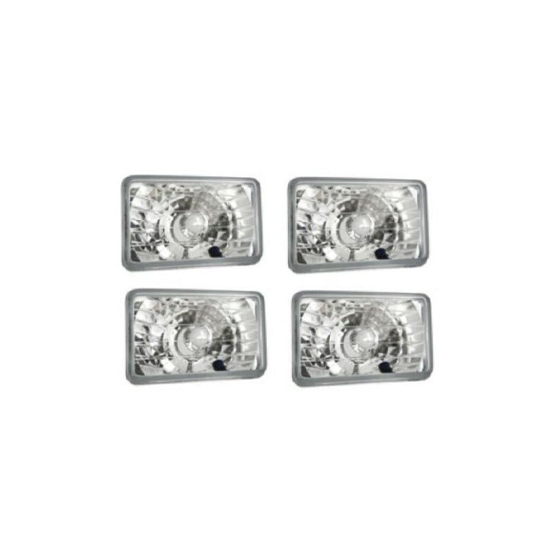 1977-1992 Chevy Gmc C1500 Faros 4 Piezas Claros 4x6