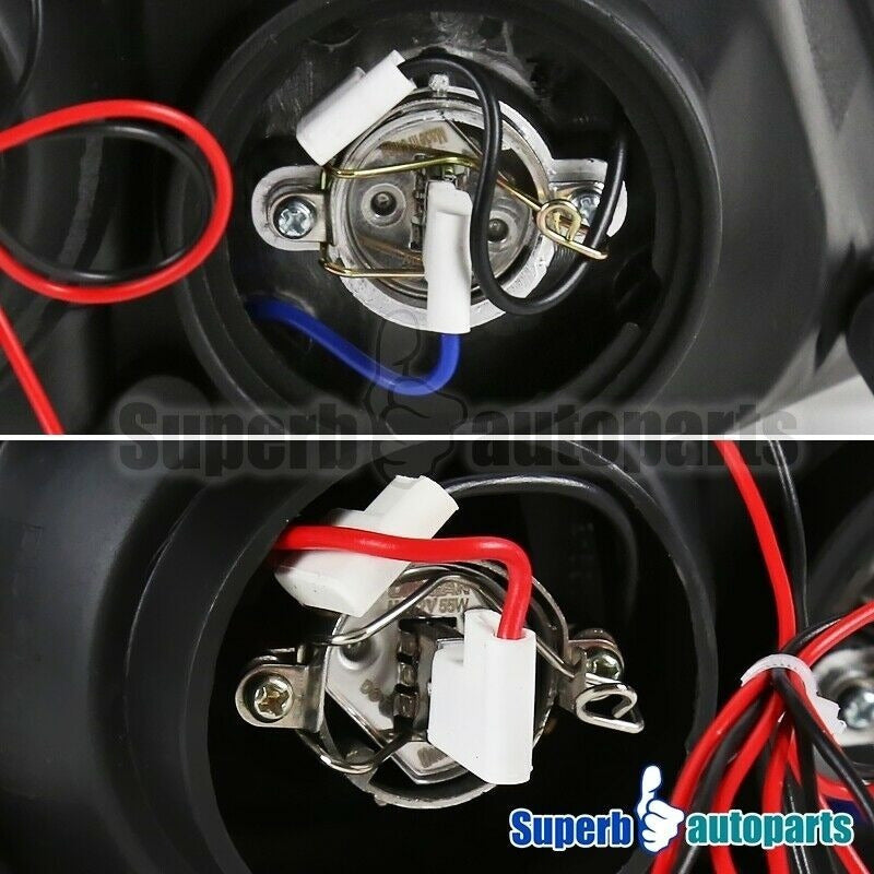 Ford Ranger 1998-2000 Faros Y Cuartos Negros