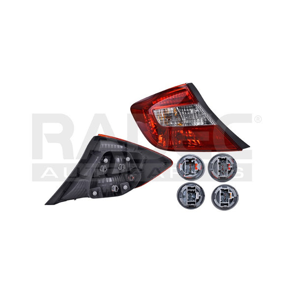 Calavera Hd Civic 12 Lado Izquierdo