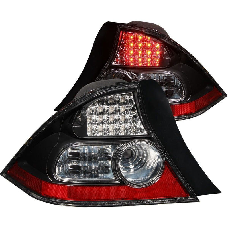 Honda Civic 04-05 2 Dr L.e.d T.l Black