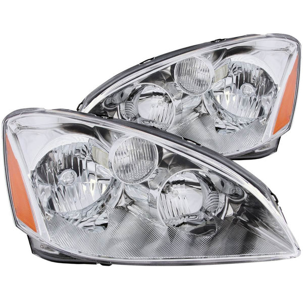 Ns Altima 02-04 H.l Crystal Chromado O Negro