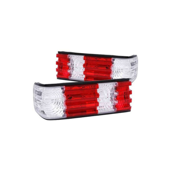 Mbz S Class W126 86-91 T.l Red/clear Lens