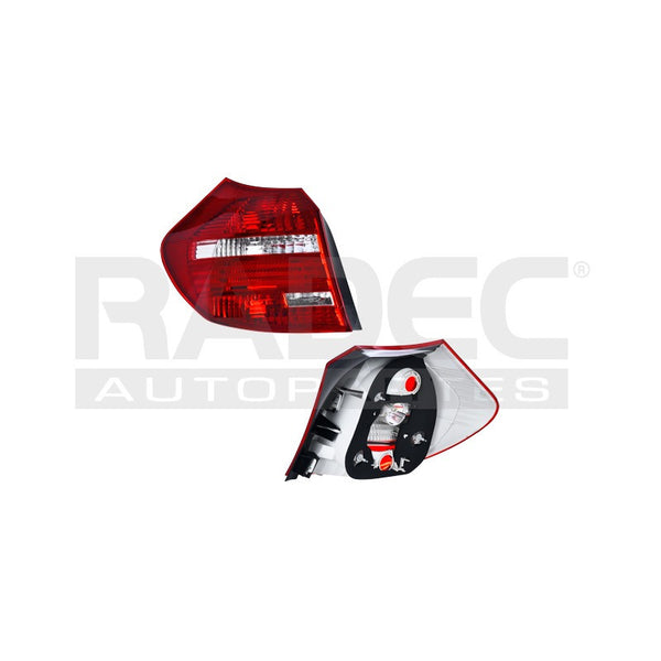 Calavera Bw Serie 1 08-11 Rojo/blanco Lado Izquierdo