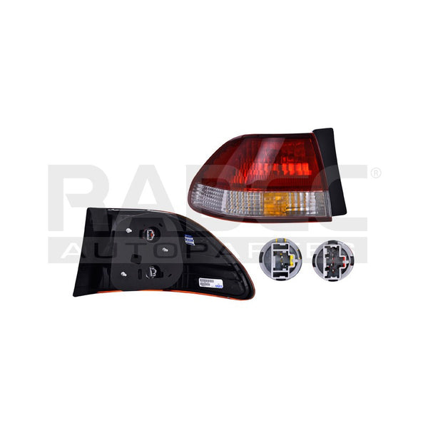 Calavera Exterior Hd Accord 01-02 4 Puertas  Lado Izquierdo