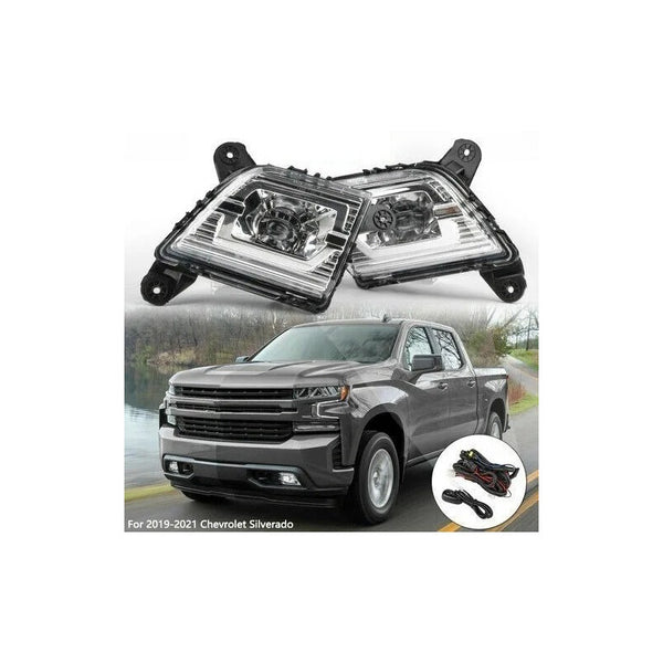 Chevrolet Silverado 2019-2021 Par De Faros De Niebla