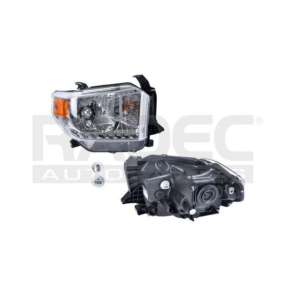 Faro Ty Tundra 14-16 Fondo Cromado S/motor Depo D