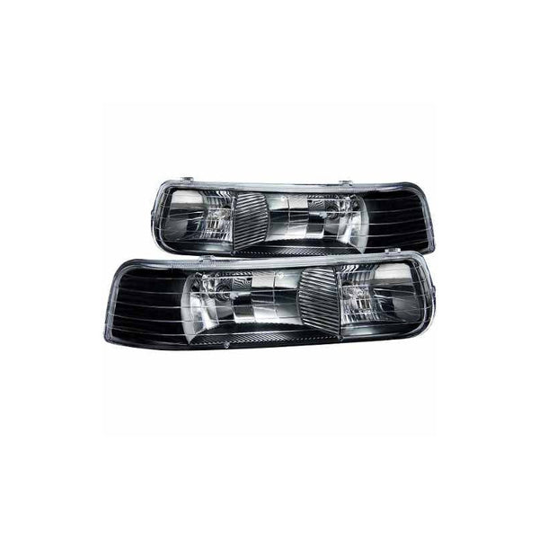 Cv Silverado 99-02 Black H.l