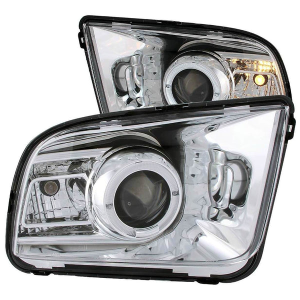 Fd Mustang 05-09 Projector H.l Halo Chrome(2010 Style)