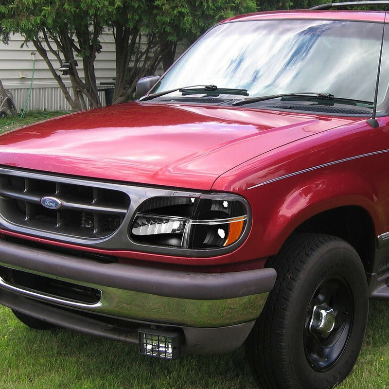 Ford Explorer 1995-01 Faros Y Cuartos Negros