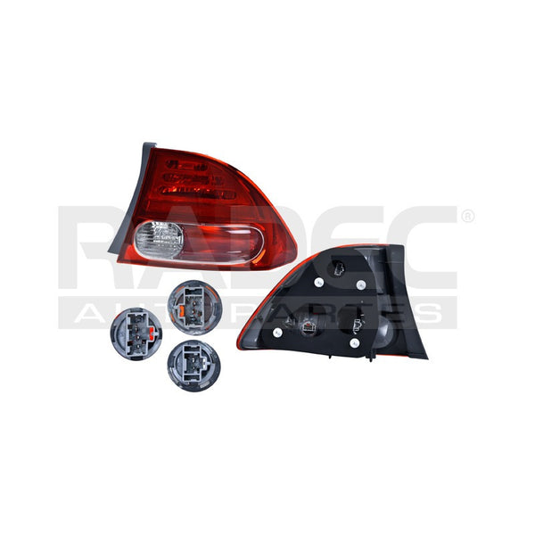 Calavera Exterior Hd Civic 06-09 4 Puertas Lado Derecho