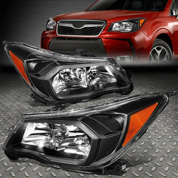 Subaru Forester 2014-2016 2.5 Par De Faros Negros