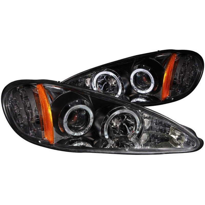 Pt Grand Am 99-05 Projector H.l Halo With Led Black