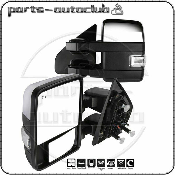 Ford F-150 F150 04-14 Espejos Cromados Par