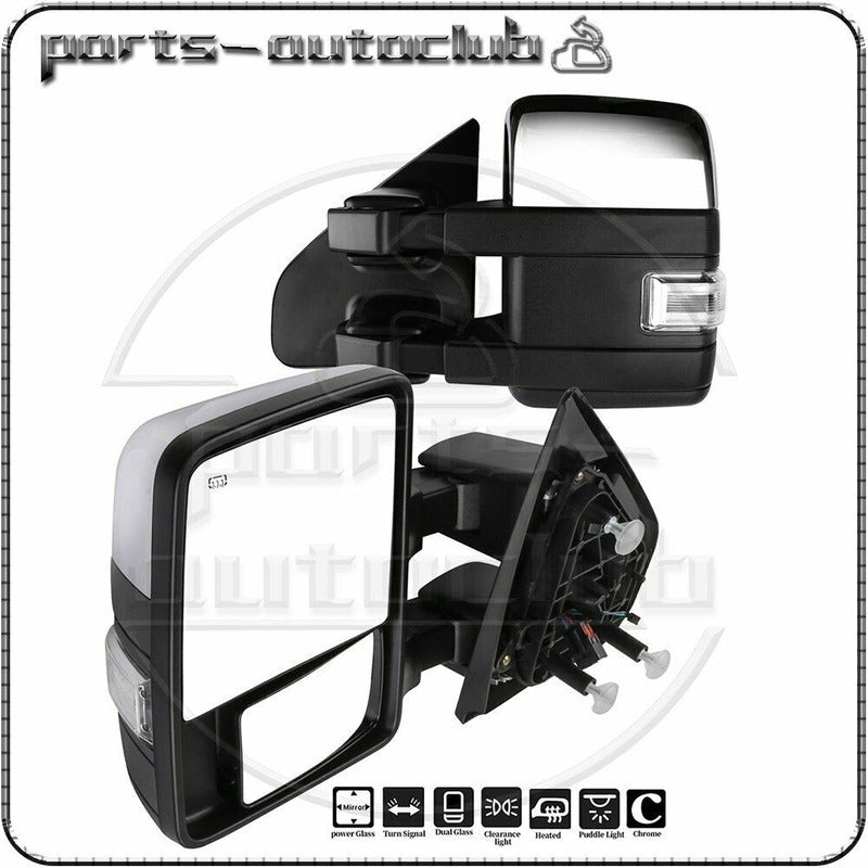 Ford F-150 F150 04-14 Espejos Cromados Par