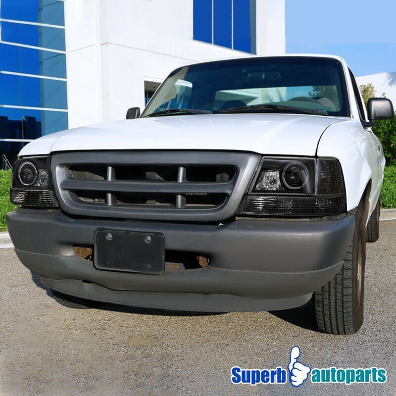 Ford Ranger 1998-2000 Faros Y Cuartos Negros