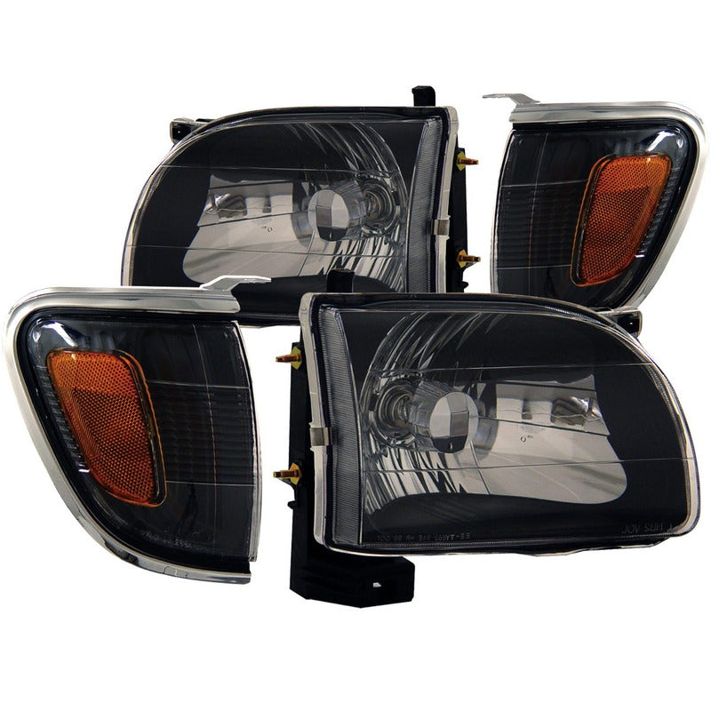 Ty Tacoma 01-04 H.l Black With C.l