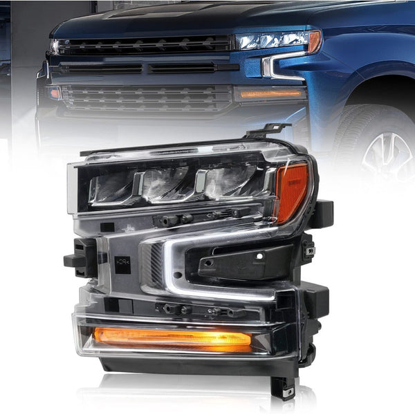 Chevrolet Silverado 2019-2022 Led Faro Izquierdo