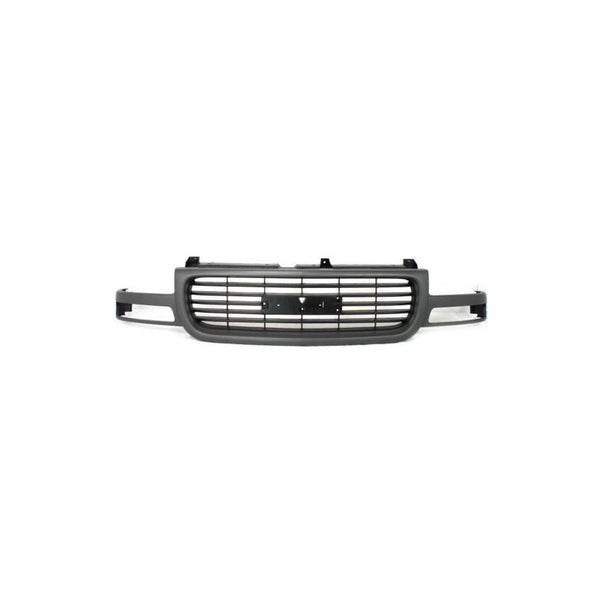 Gmc Sierra 99-02  Parrilla Abs Plastic, Argent