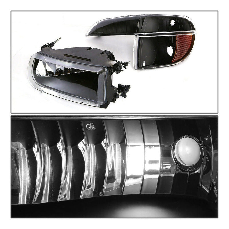 Ford Explorer 1995-01 Faros Y Cuartos Negros