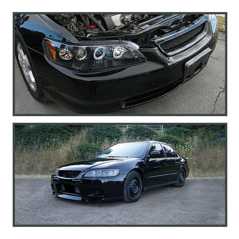 Honda Accord 1998-2002 Par De Faros Negros