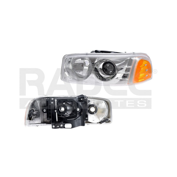 Faro Cv Sierra/yukon 99-06 Tyc Izq