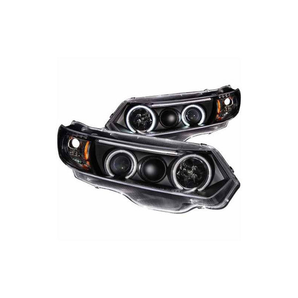 Hd Civic 06-up 2 Dr Projector H.l Halo Black(ccfl)