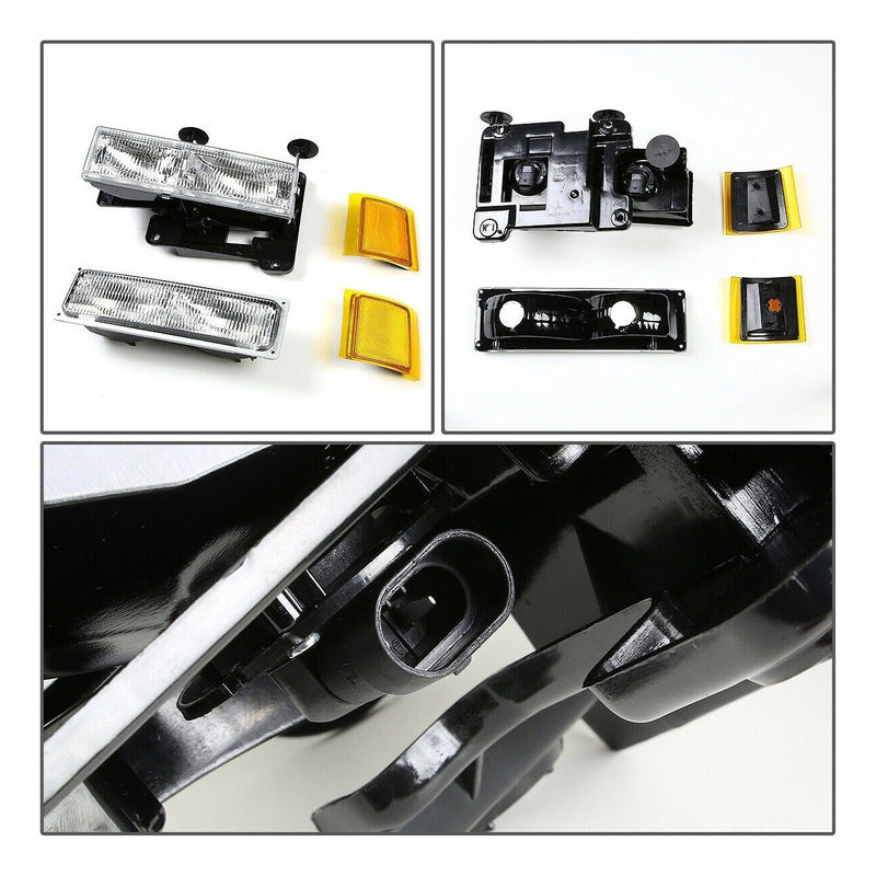 Par De Faros, Cuartos, Chevrolet Tahoe C1500 Silverado 94-98