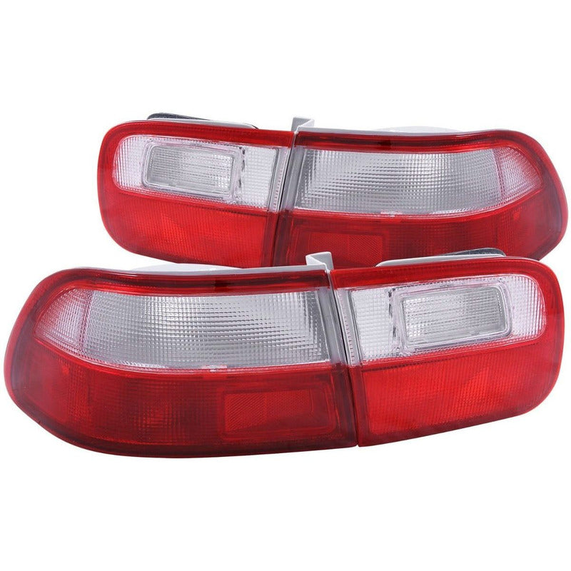 Honda Civic 92-95 2/4 Dr T.l Red/clear (oem)