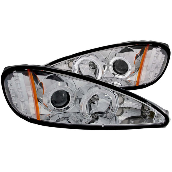 Pt Grand Am 99-05 Projector H.l Halo With Led Chrome